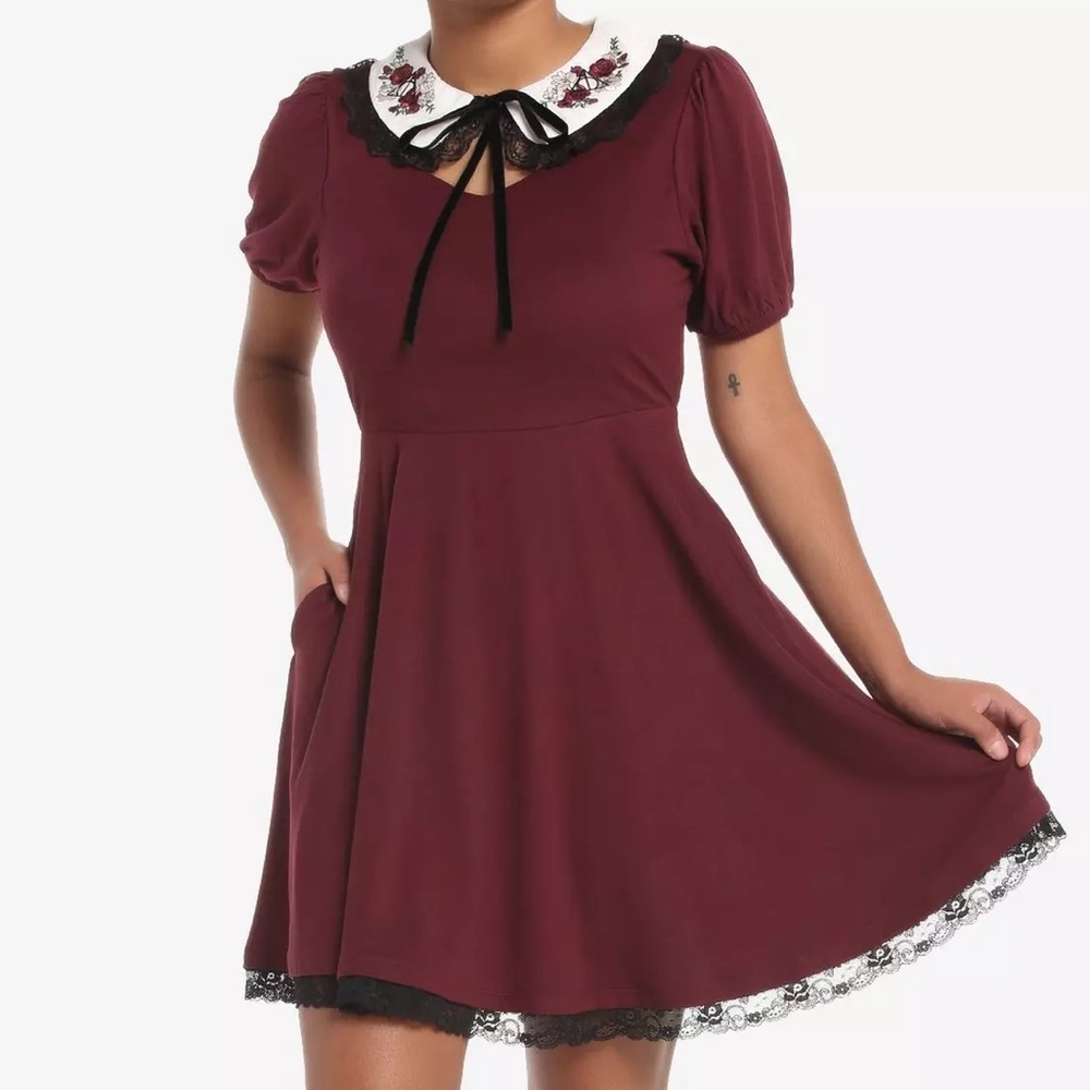 Harry Potter Deathly Hallows Cut-Out Sweetheart‎ Dress Hot Topic